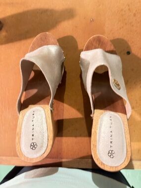 Trina Turk Taupe Palm Springs Sandals